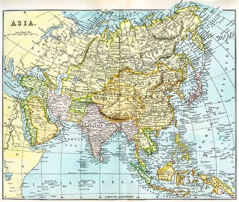 Map of Asia 19th century Our beautiful Wall Art and Photo Gifts include ...