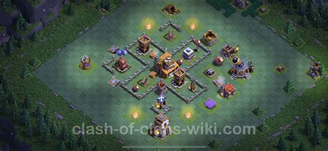 Top Builder Hall Level 4 Anti 3 Stars Base with Link - Clash of Clans ...