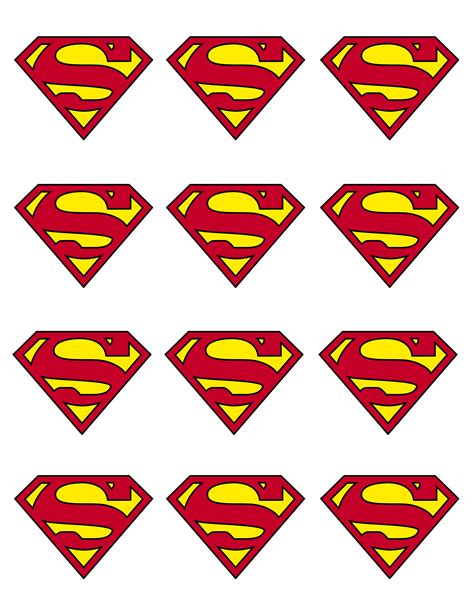 Superman Printable Logo - Printable Word Searches