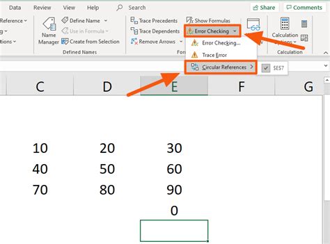 find references excel