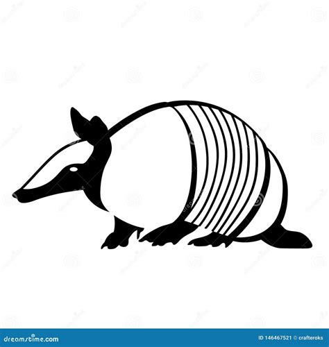 Armadillo Logo Cartoon Vector | CartoonDealer.com #58282841