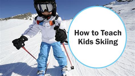 How to Teach Kids Skiing! Taking your child out on the slopes for the ...