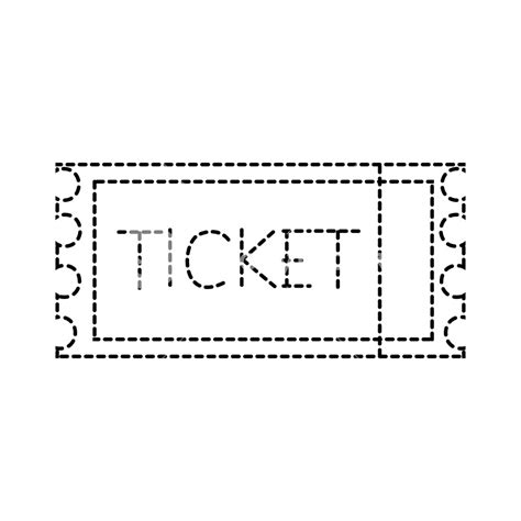 Ticket Shape Vector at Vectorified.com | Collection of Ticket Shape ...