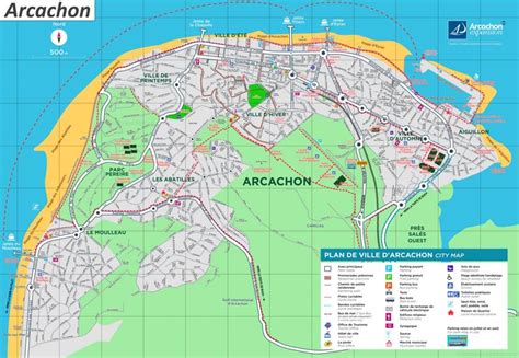 Arcachon Tourist Map - Ontheworldmap.com