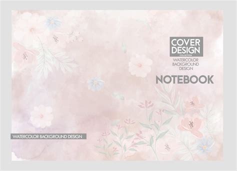 Premium Vector | Watercolor style cover design