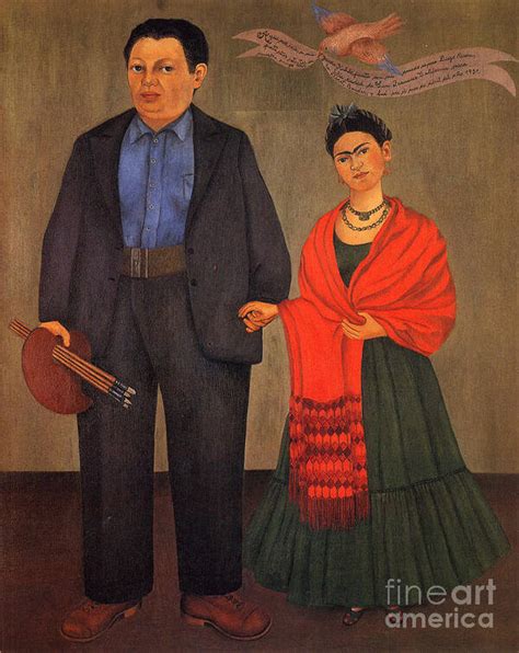 Frida Kahlo And Diego Rivera 1931 Poster by Pg Reproductions