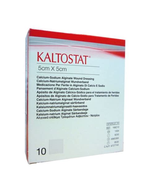 Kaltostat Dressing 5cm x 5cm Pack 10