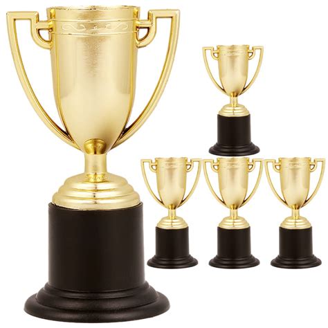 5Pcs Trophy Models Mini Trophy Crafts Kids Party Game Trophy Models ...