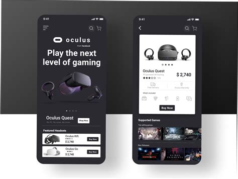 Oculus Application by Tarkesh Deva on Dribbble