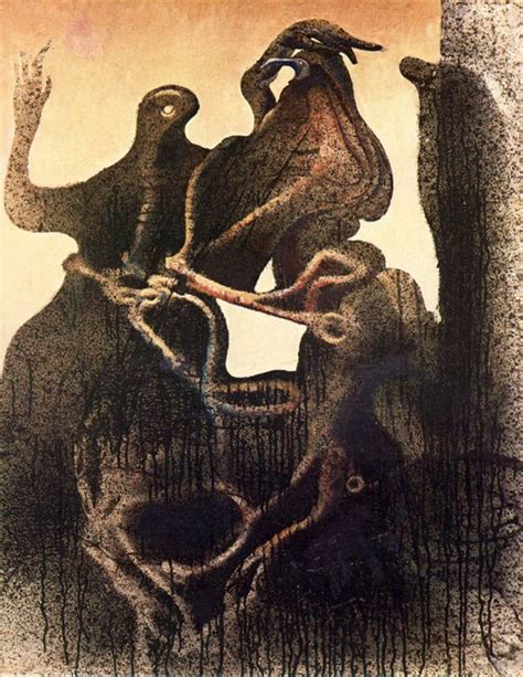 Birth of Zoomorph Couple by Max Ernst, 1933 | Max ernst, Art, Surrealism