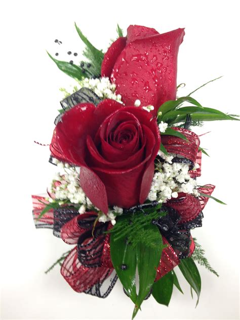 Two Red Rose Corsage in San Antonio, TX | Stone Oak Florist