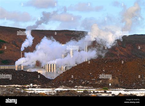 Iceland, Svartsengi ppower station. Reykjanes Peninsula Stock Photo - Alamy