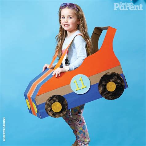 Craft: Make your own cardboard race car - Today's Parent