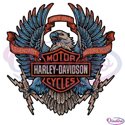 Eagle Harley Davidson Motorcycles Svg Digital, Harley Davidson LOGO