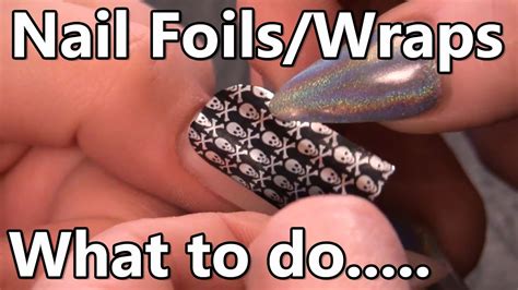 How to Use Nail Art Foils/Wraps - Naio Nails Tutorial - YouTube