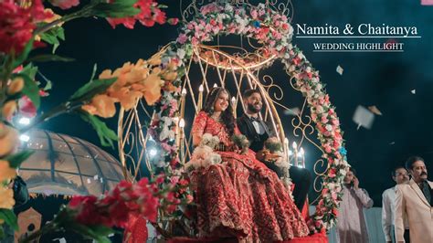 Namita & Chaitanya || Bride Wedding Highlight || Viyafilms || - YouTube