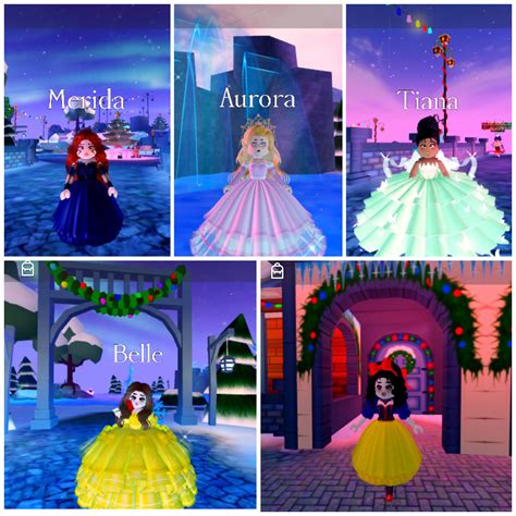 Did some Disney princess outfits :3 : r/RoyaleHigh_Roblox