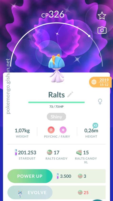 Shiny Ralts - Pokemon Go