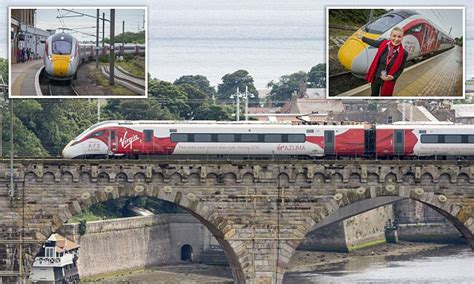 Virgin's new high-speed Azuma train travels to Scotland | Daily Mail Online