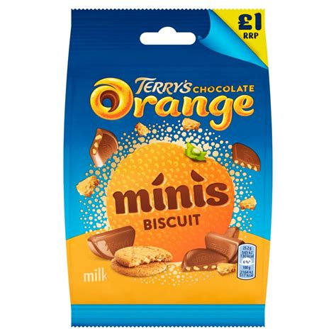 TERRYS CHOCOLATE ORANGE BISCUIT MINIS BITES POUCH 90G – UK Emporium ...