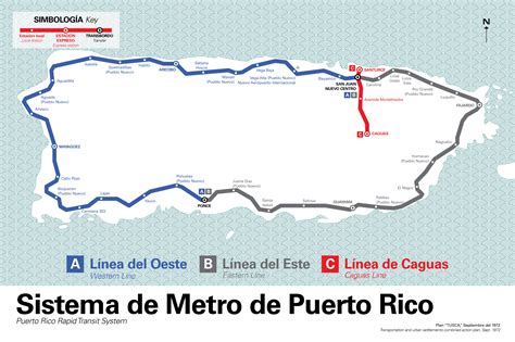 Planned Puerto Rico rapid transit system, 1972 : r/MapPorn