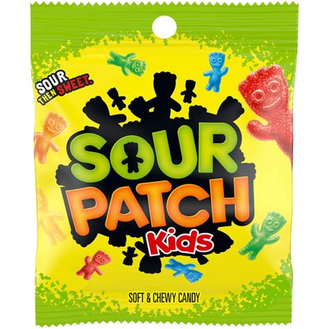 SOUR PATCH KIDS Soft & Chewy Candy, 4 oz Bag - Walmart.com - Walmart.com