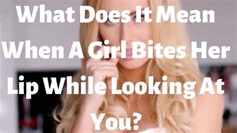 Who Is The Girl Biting Lip Meme | Sitelip.org