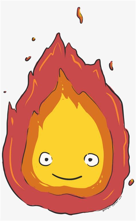 Howl's Moving Хаяо, Хаяо Миядзаки,anime, - Calcifer Png Transparent PNG ...