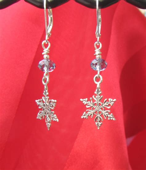 Detailed Snowflakes With Swarovski Denim Crystals Longer | Etsy