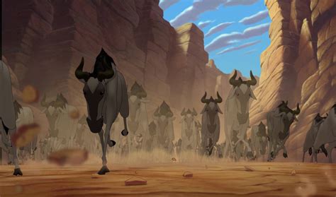 Wildebeest stampede 2 by Jerbedford on DeviantArt