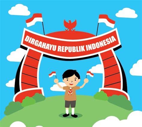 Inspirasi Terkini 17 Agustus Kartun, Pot Bergambar