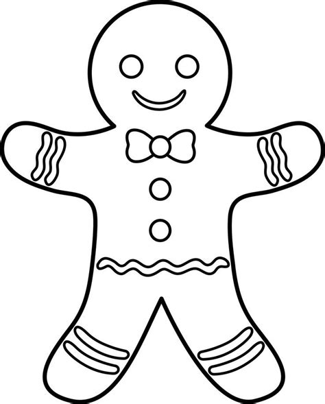 Free Printable Coloring Pages Gingerbread Man - kidsworksheetfun