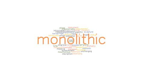 MONOLITHIC: Synonyms and Related Words. What is Another Word for ...