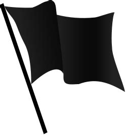 Black flag PNG