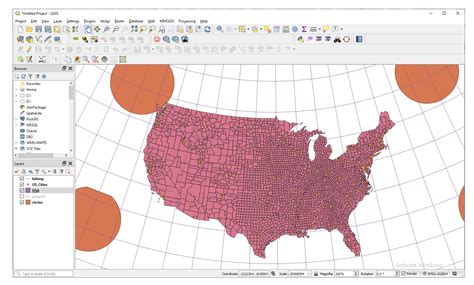 5. Map Projections — QGIS Tutorials 0.0.0.1 documentation