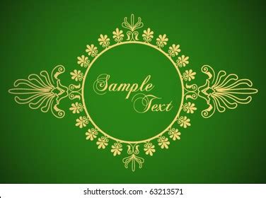 Green Gold Abstract Curve Border Or Gold Corner Border: Over 72 Royalty-Free Licensable Stock ...