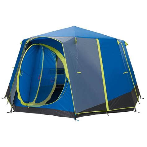 Coleman Octagon 8 Man Tent Blue/Lime - (2000035750) - Garden Furniture ...