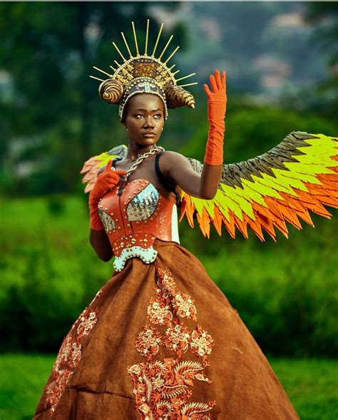 The Makeup Brush — Miss Grand Uganda National Costume -BLOSSOMING...