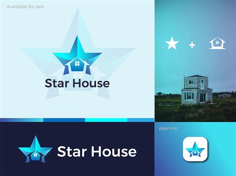 Star House Modern Minimal Logo Design by Nayem | Logo Designer on Dribbble