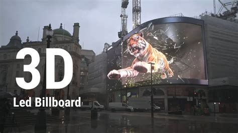 3D Led BILLBOARD in 2022 , Amazing 3D LEd board #dooh #advertising # ...