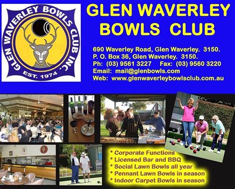 Glen Waverley Bowls Club and Function Centre | City of Monash