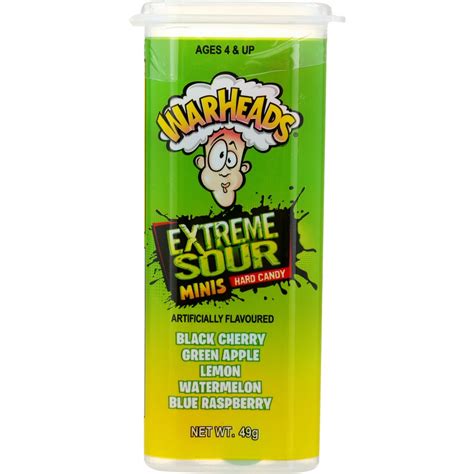 Warheads Extreme Sour Hard Candy Minis 49g | BIG W