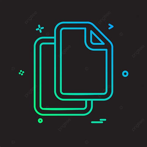 File Design Vector Hd Images, File Icon Design Vector, File Icons, Vector, Design PNG Image For ...