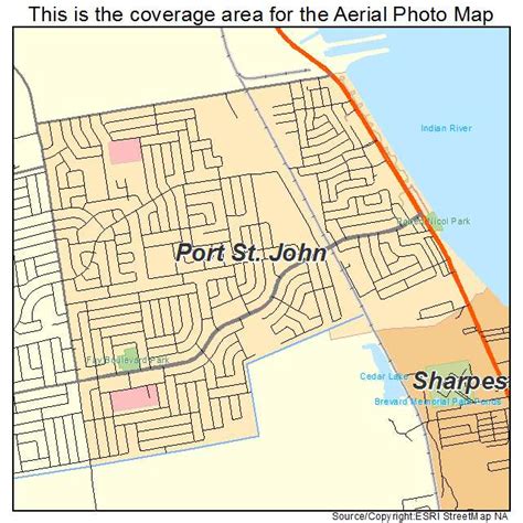 Aerial Photography Map of Port St John, FL Florida