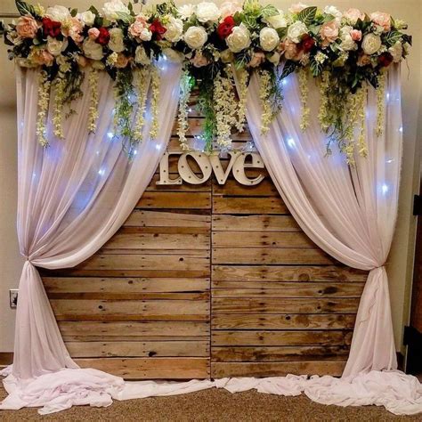 #weddingdecorations | Wedding background decoration, Wedding backdrop ...