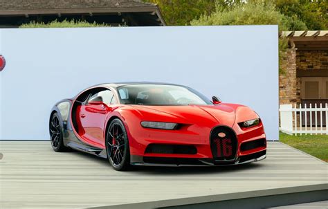 Bugatti Chiron Red Black