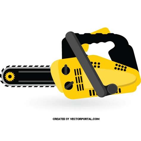 Chainsaw Royalty Free Stock Vector Clip Art