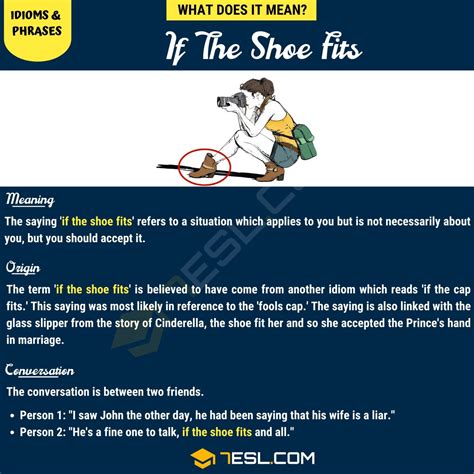 "If The Shoe Fits" | Do You Know this Interesting Phrase Means? • 7ESL