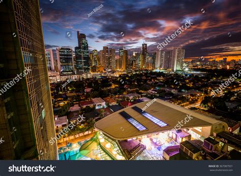 View Skyline Makati Sunset Metro Manila Stock Photo (Edit Now) 367987931