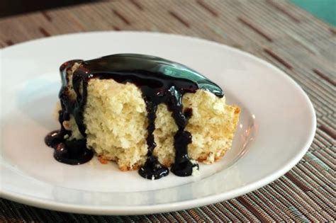 Old Fashioned Cottage Pudding With Chocolate Sauce | Recipe | Cottage ...